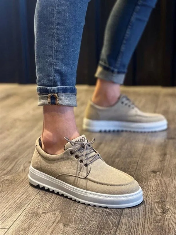 Erkek Casual Bağcıklı Ayakkabı Ayakkabı Dengeli Klasik Süet Modern