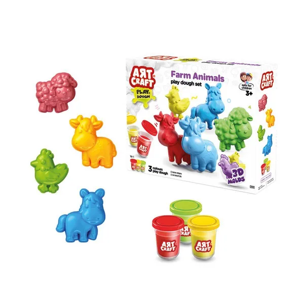 03993 Art Craft Çiftlik Hayvanları Hamur Set 168 Gr -Fent
