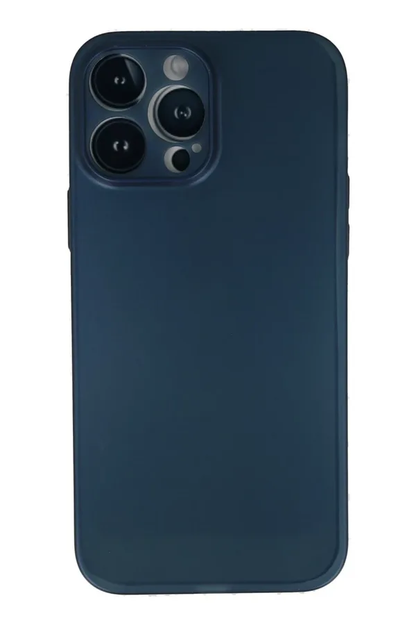 Apple iPhone 13 Pro Uyumlu Kılıf PP Ultra İnce Kapak - Mavi