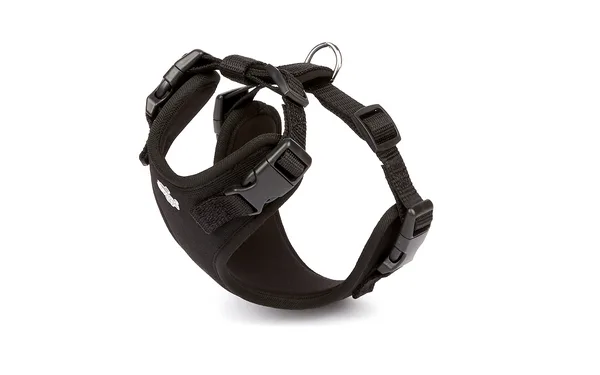 Halı Ped Dokuma Köpek Göğüs Tasması 30/35 cm Siyah