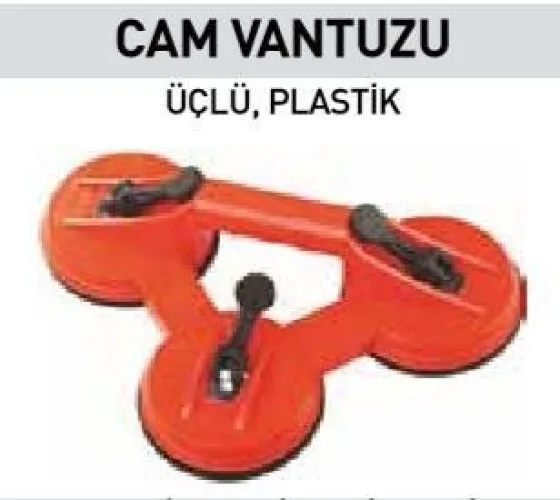 15011 Üçlü Plastik Cam Vantuzu