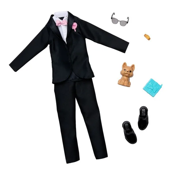 HWV77  + Ken Fashion - Damat Aksesuarları (Bebekler ürüne dahil değildir.)