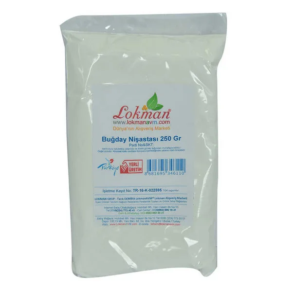 Buğday Nişastası 250 Gr Paket