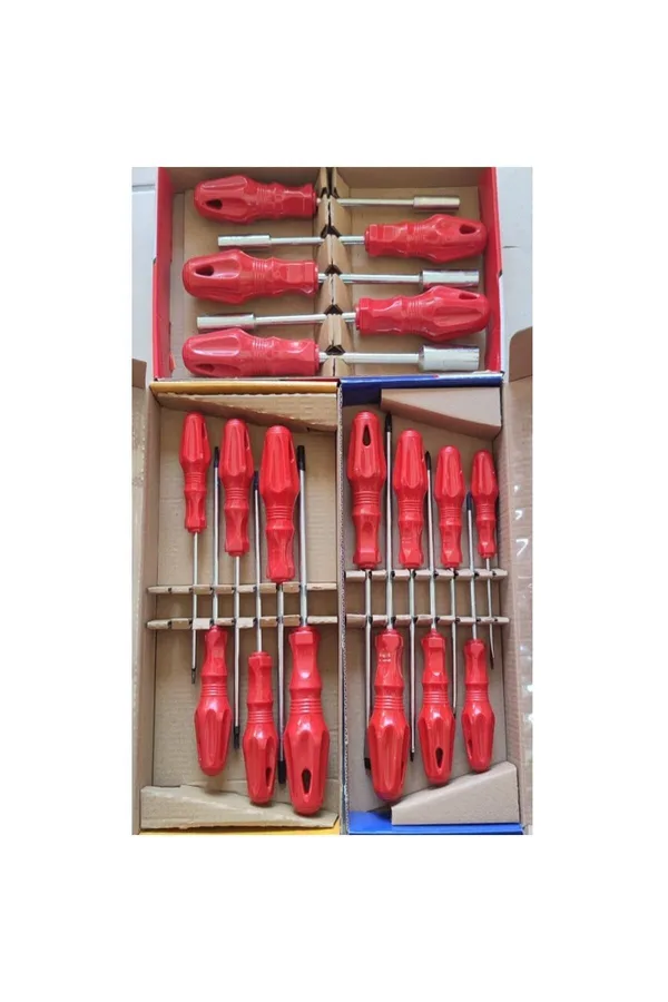 Lokma Tornida Torx Tornida Düz Yıldız Tornida Seti Takımı