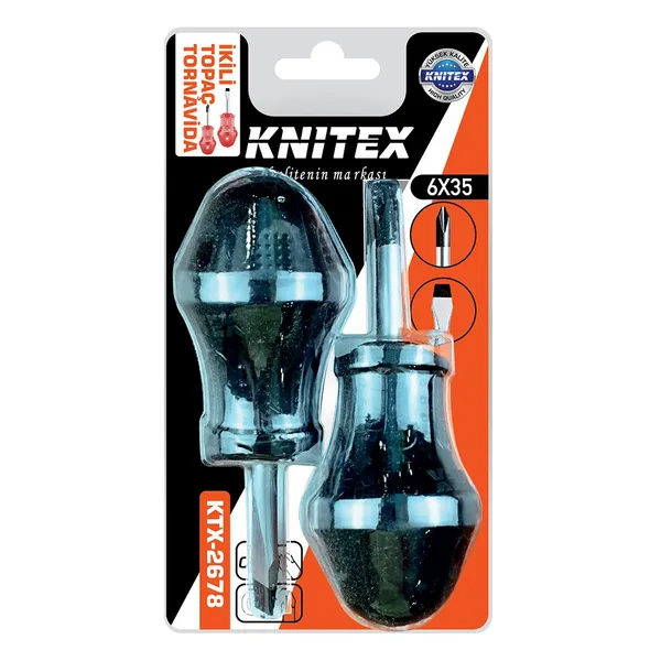 2pcs - Yıldız-Düz Topaç Tornida Seti 6x35