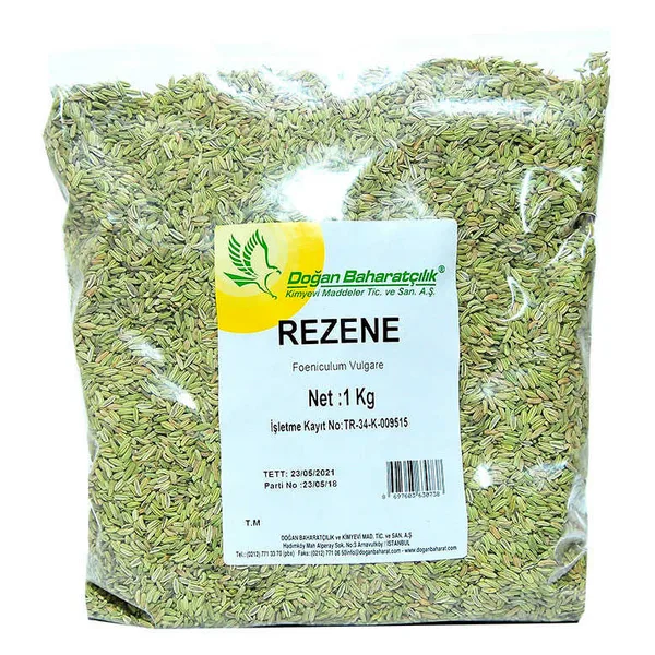 Rezene Doğal Tane Rezene u 1000 Gr Paket