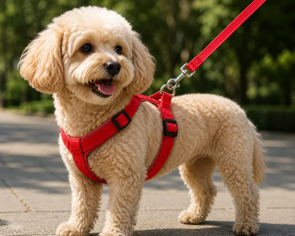 Gezdirme Kayışlı Dokuma Köpek Göğüs Tasma Seti 32*47-110 cm Kırmızı
