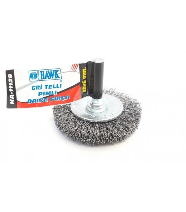 HA11129 Pimli Gri Tel Daire Fırça 50x6 mm