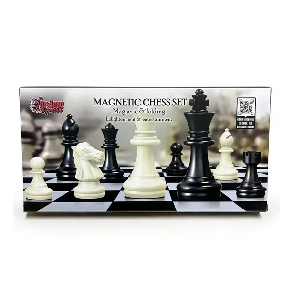 Vrd10664 Mıknatıslı Katlanabilir Satranç Set