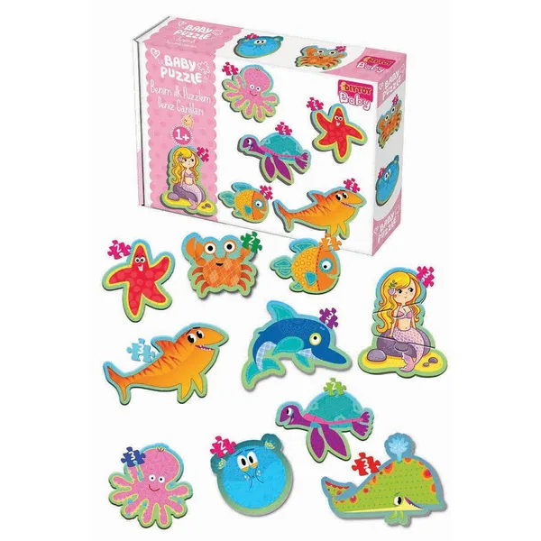 1710 Baby Puzzle Benim İlk Puzzlem Deniz Canlıları