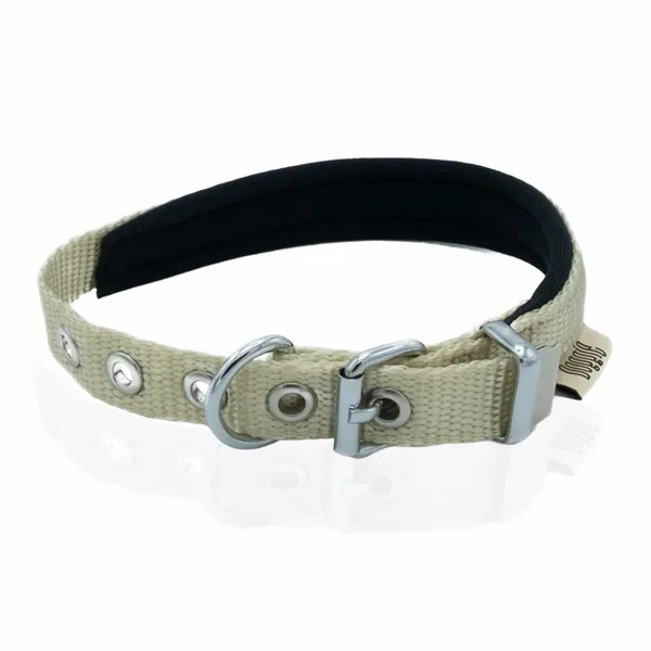 Softlu Köpek Boyun Tasması 1,5 cm x 30 cm Haki