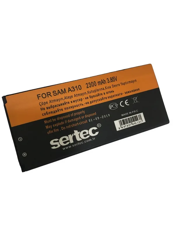 SERTEC -  GALAXY A310 - A3 2016 Uyumlu Batarya