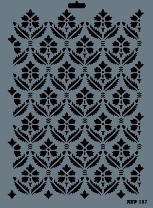 Rich New Seri N-157 Stencil 35x25 cm