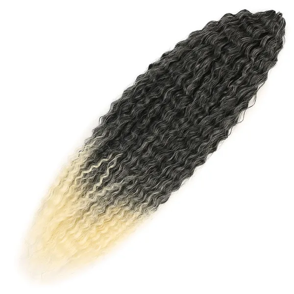 Brazilian Afro Daası  / Siyah / Platin Ombreli