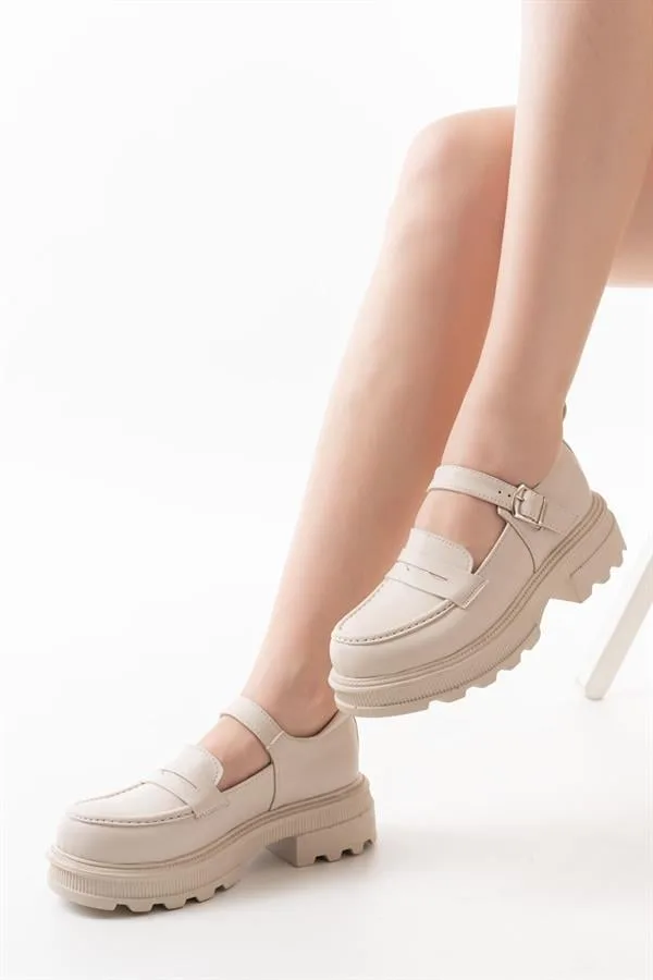 Kadın Casual Loafer Tabanlı Tempo Ayakkabı Ayakkabı Süet Yüksek