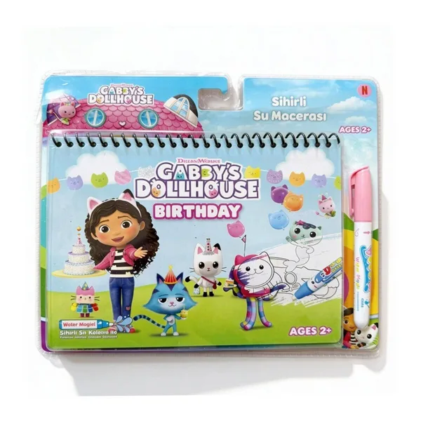 Bk0011 Gabby Dollhouse Lisanslı Boyama Kitabı