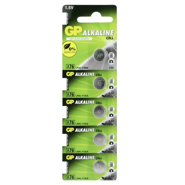 GP LR44 A76 1.5V lin Pil 5'li Paket