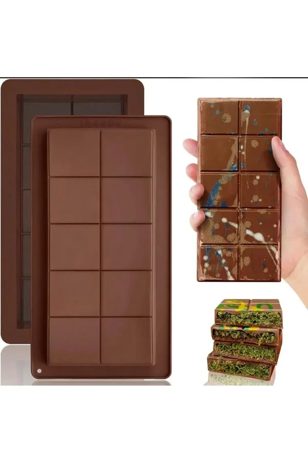 Meşhur Dubai sı Kalıbı  - Büyük Tablet  Mum Kek Kalıbı Pasta Kalıbı