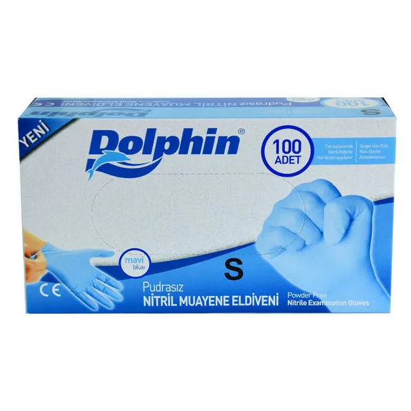 Pudrasız Mi Nitril Eldiven Küçük Boy (S) 100 Lü Paket