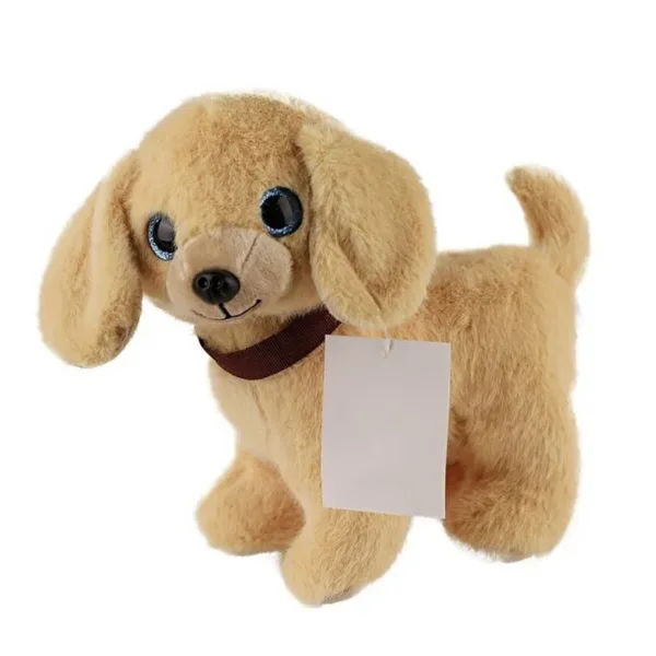 Sesli Peluş Köpek - 2309033 - Açık Kahverengi - 1 ADET