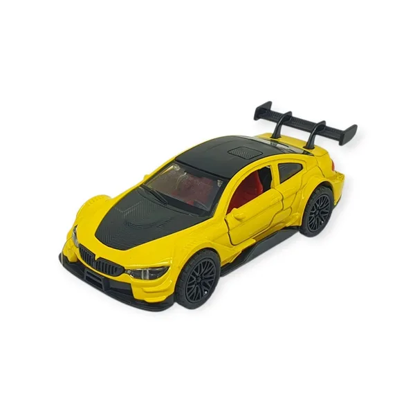 Çek Bırak Metal Arabalar  cm - 3671C - Sarı - 1 ADET