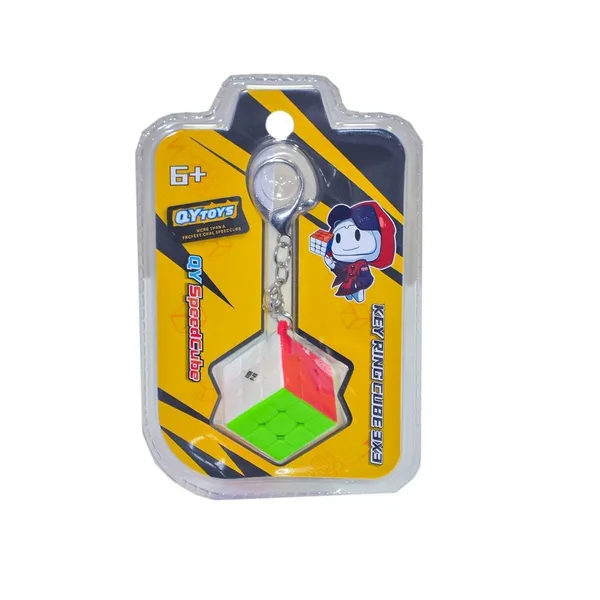 2192 QY Speed 3x3 Flat Küp Anahtarlık - Başel T