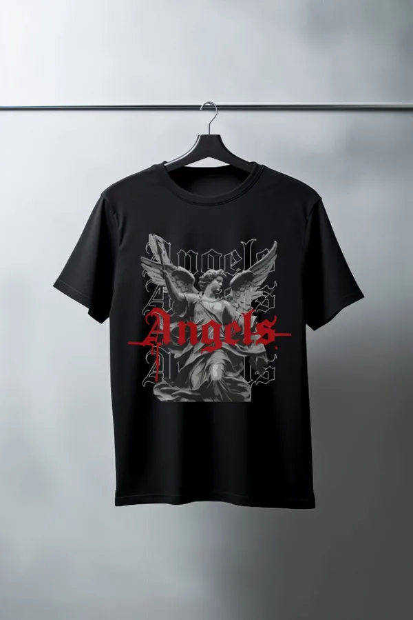 Unisex Oversize 24/1 Penye DTF Baskılı Tişört - DTF88