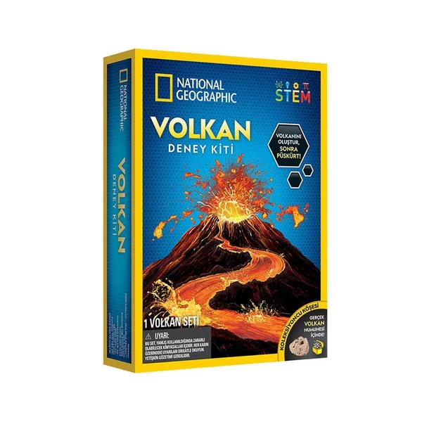 NAT02002  Volkan Deney Kiti - TRVOLCANO2 +8 yaş