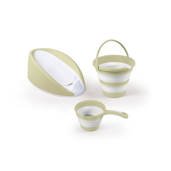 7571 Üçlü Bebek Banyo Seti- Eco Green