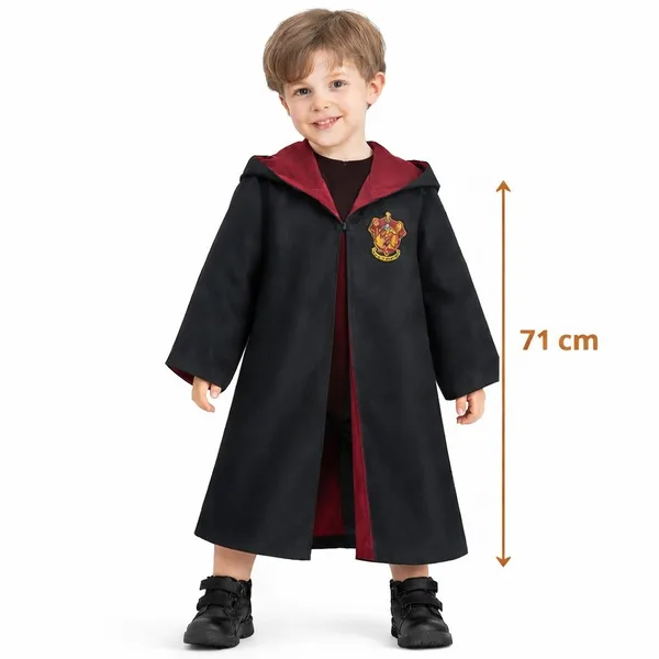 Harry Potter Tarzı Çuk Cübbesi 2-4 Yaş