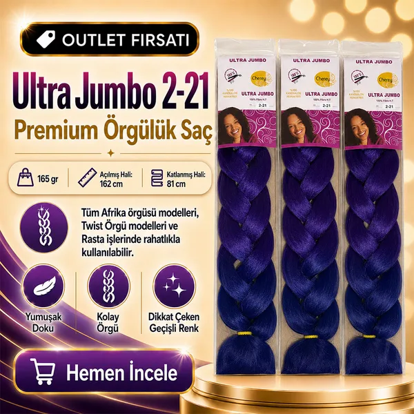 3 Paket / Afrika Örgüsü Ve Rasta İçin Sen Ombreli  2/21