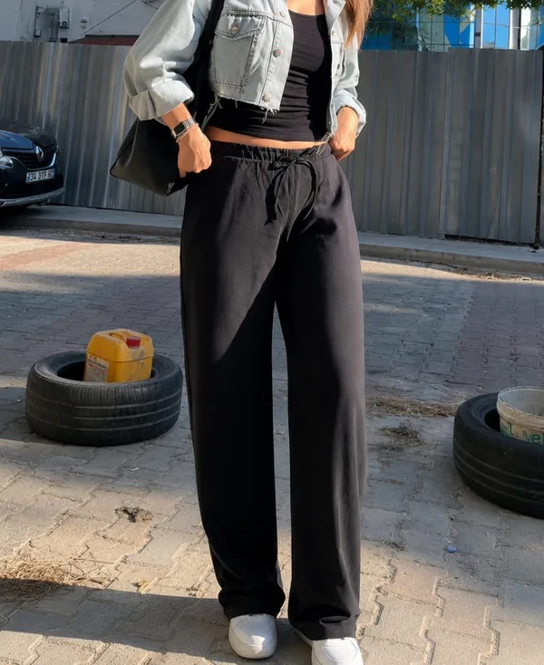 CANAVAR SİYAH PANTOLON