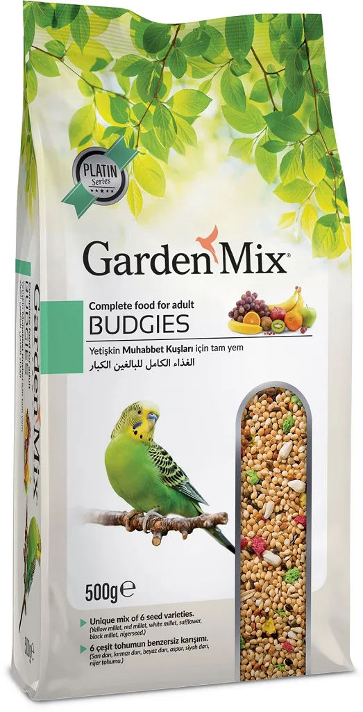 Platin Seri minli Meyveli Muhabbet Kuşu Yemi 500 gr