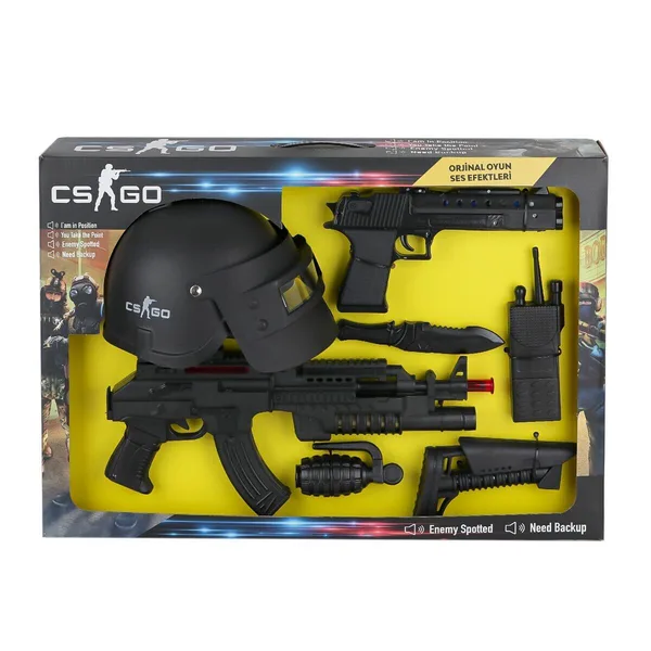 ER-120M CS Go Kask ve  Oyun Seti -Erdem Oyuncak