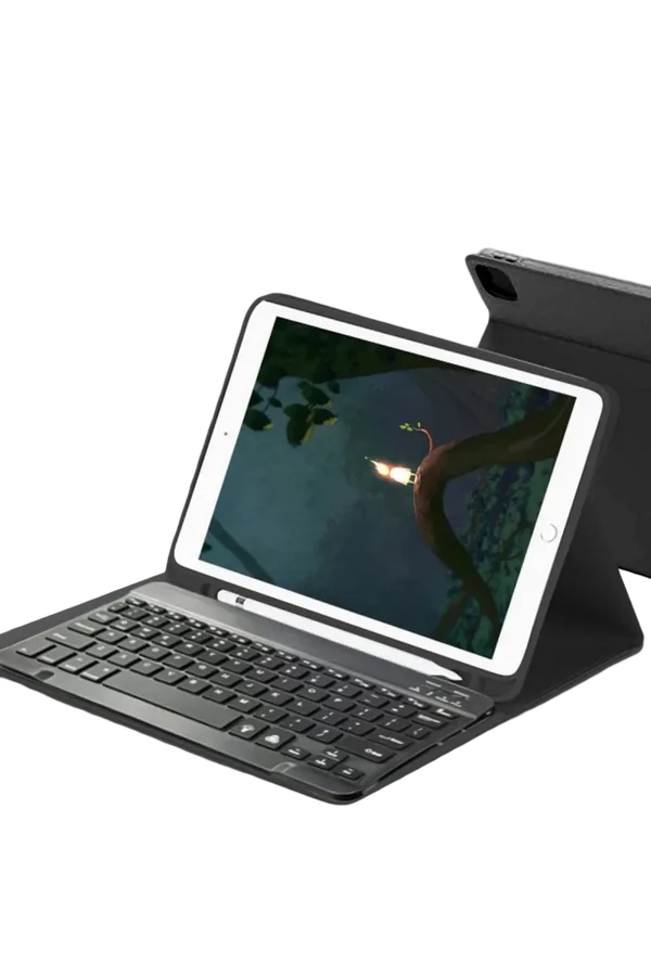 Samsung Galaxy X730 Tab S11 Kılıf KC01 Smart Klavyeli Tablet Kılıfı - Siyah