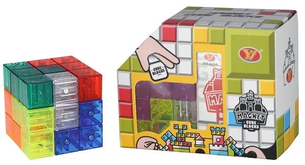 Yj8392 Magnet Cube Blks
