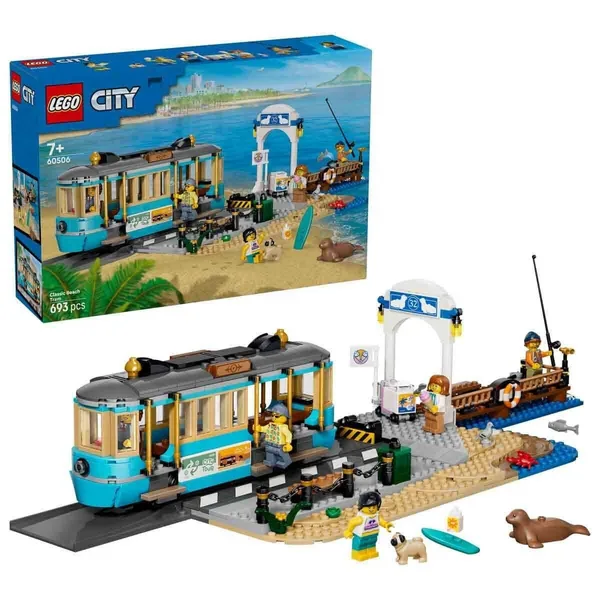 60506 Lego City Klasik Plaj Tramvayı 693 parça +7 yaş