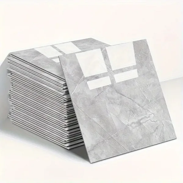 Gri Mermer Desen Duvar Sticker (30*30)