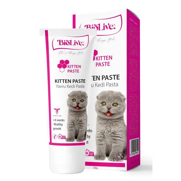 Biolive Yru Kediler İçin Malt min Paste 100gr