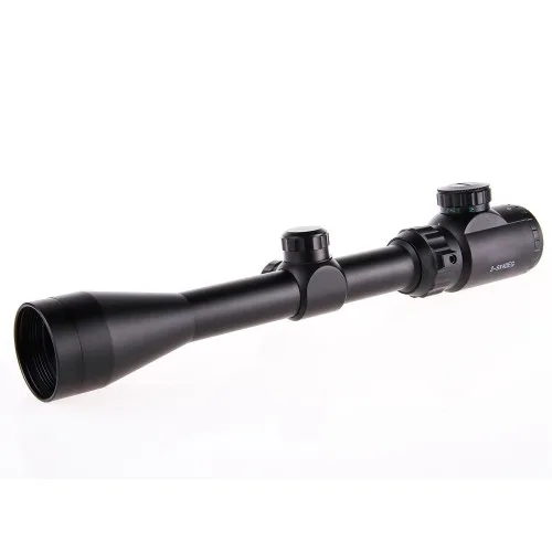 3-9x40 Zoomlu Çıft Işıklı  Tüfeği Dürbünü Montaj Kelepçeli