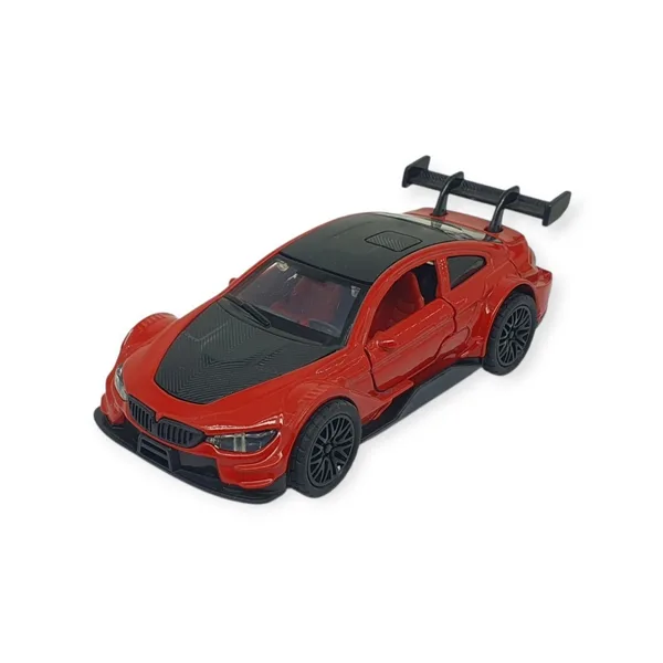 Çek Bırak Metal Arabalar  cm - 3671C - Kırmızı - 1 ADET