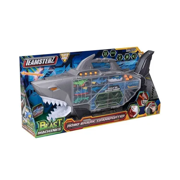 74461 Teamsterz Beast Machines Robo Shark Çantalı Trans -Sunman