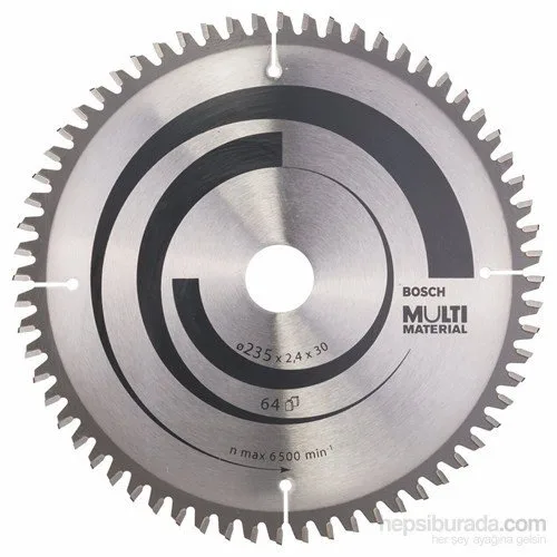 MultiMaterial 235X2,4X30/25 mm 64 Diş Testere
