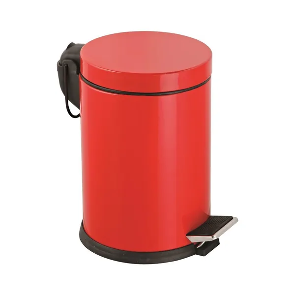 Onno Kırmızı Pedallı  Kovası 5 Litre
