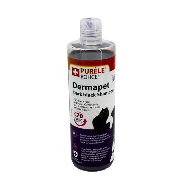 Siyah Irk Kedi Ve Köpek İçin Dermatolojik Etkili li Şampuan