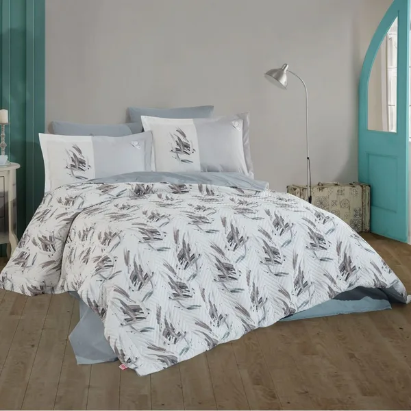 Tek Kişilik Poplin Nev Takımı Estate Taş
