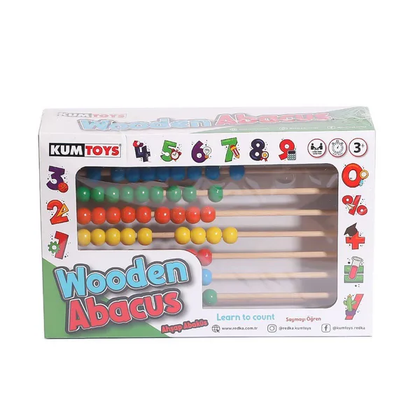 KM5632 Ahşap Abaküs -Kumt