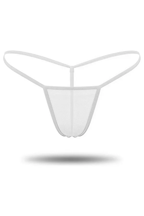 Transparan Tül String Tanga