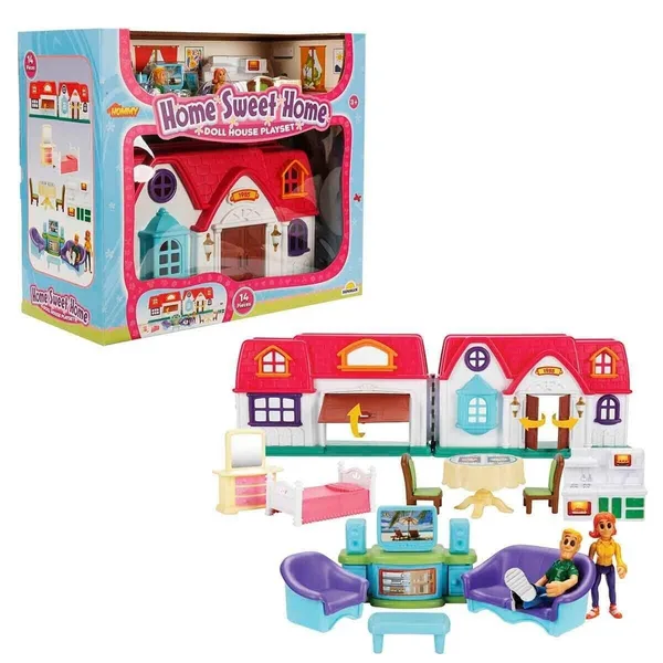 5676 Sun-Sabc-Y-Ev Oyun Set Home Sweet Home 14 Prç
