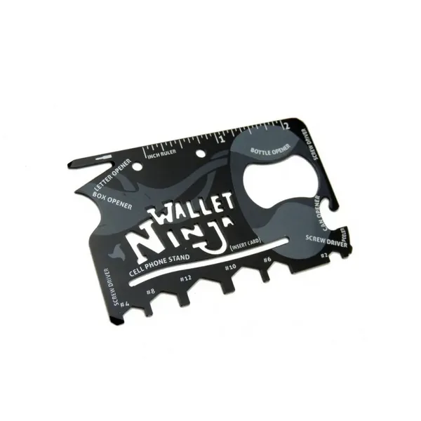Ninja Wallet  Acil Durum Kiti / Kartı - 18 in 1